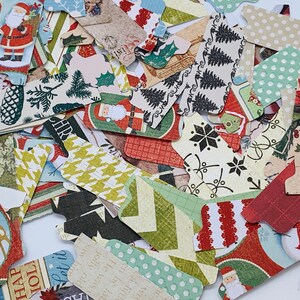 Christmas Junk Journal Tabs. Bookmarks. Smash Book, Travel Journal. Planner Accessories. Art Journal Tabs. Collage Pieces. Paper Pieces.