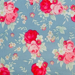 4 Shabby Chic Flower Paper Napkins. Cocktail Napkins For Decoupage. Card Making Supplies. Collage Pieces. Junk Journal Supplies. Party Decor