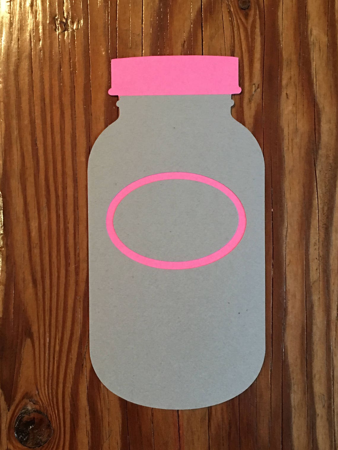 ONE Mason Jar Diecut. Mason Jar Embellishments. Tags. Die Etsy