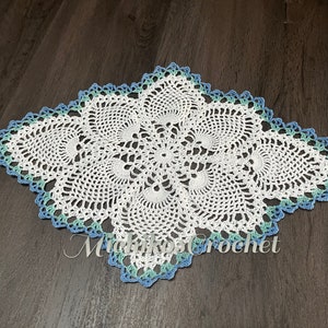 handmade crochet small runner, home decor, table accessories