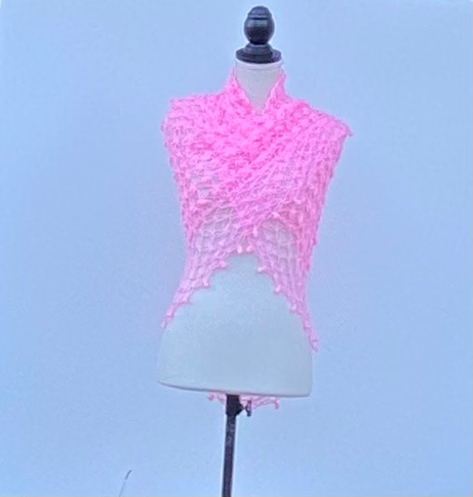 blush shawl for wedding