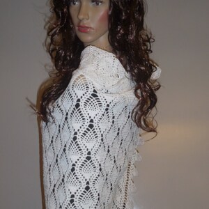 white shawl, Wedding shrug, Bridal cover, Bridal white shrug, bridesmaid cover , Fall wedding shawl mercerized cotton