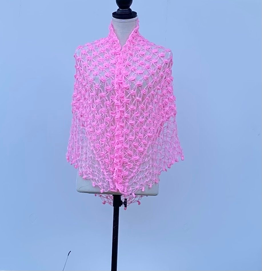 blush colored shawl