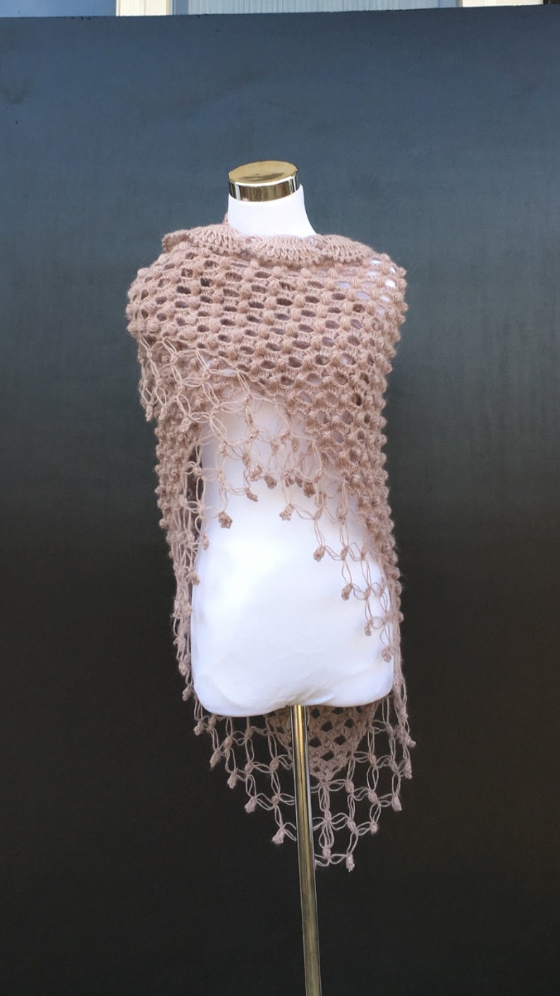 blush shawl for wedding