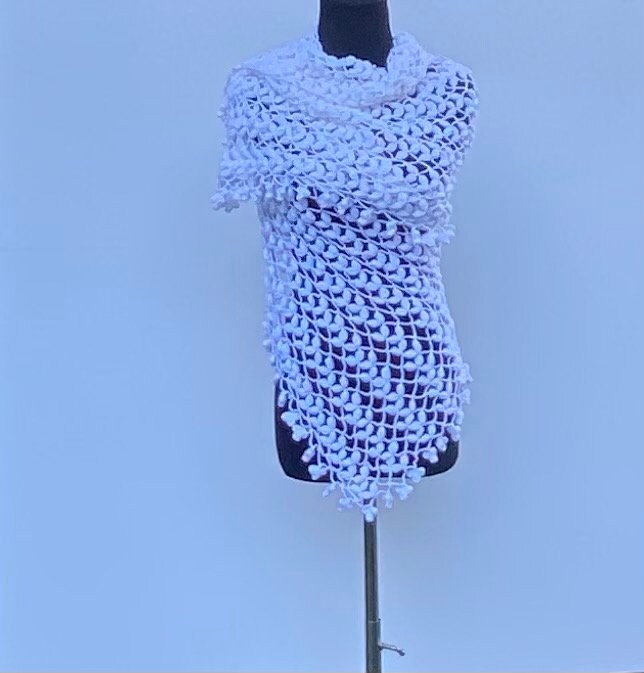 blush colored shawl