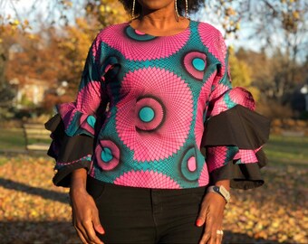 nigerian chitenge tops