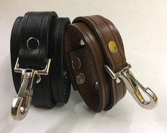 Jedi lightsaber clip, leather, keychain