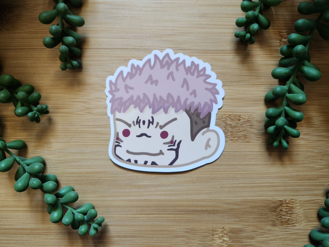 Ryomen Sukuna Chibi Vinyl Sticker - Etsy