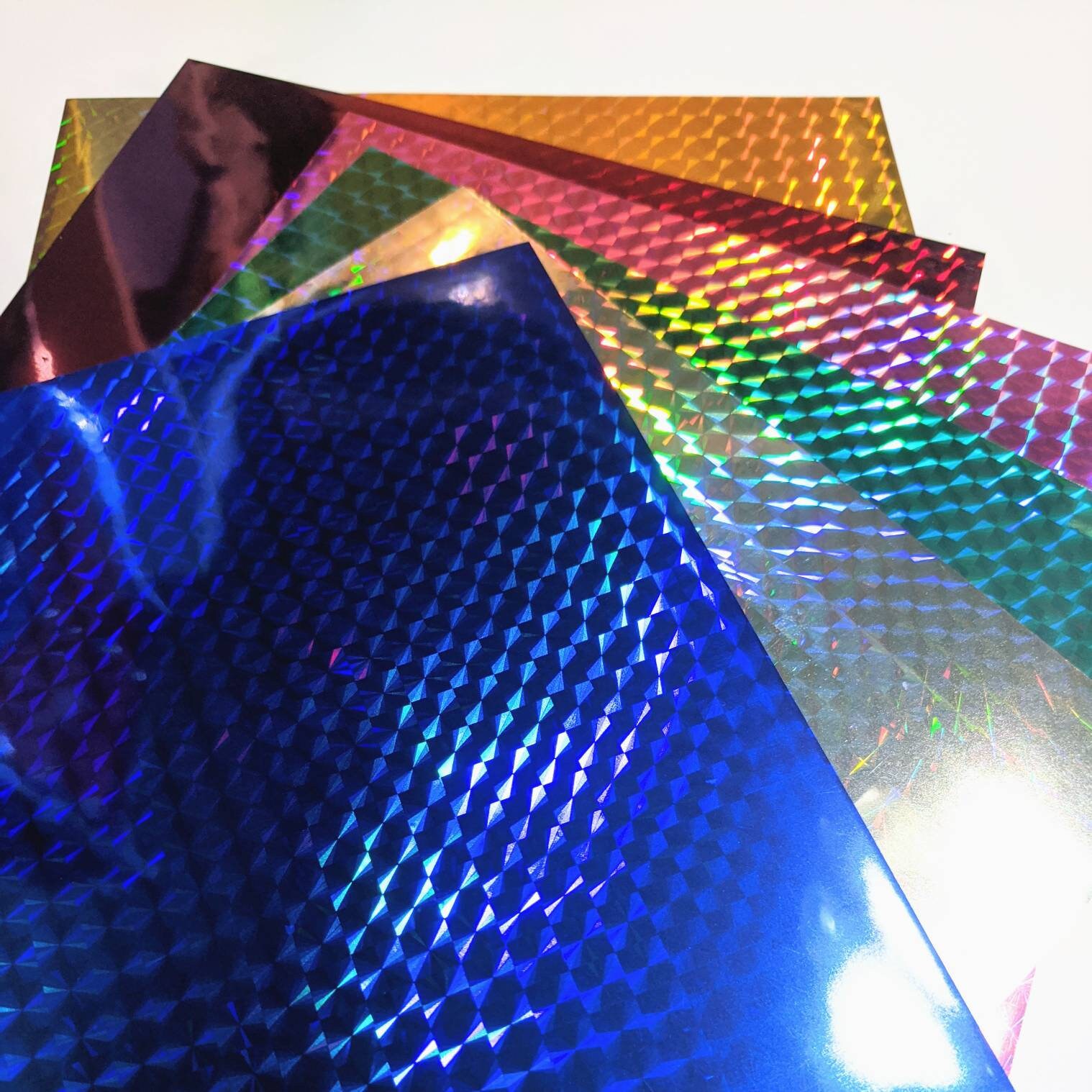 Holographic Sheets metallic film deco Sheets holographic Etsy