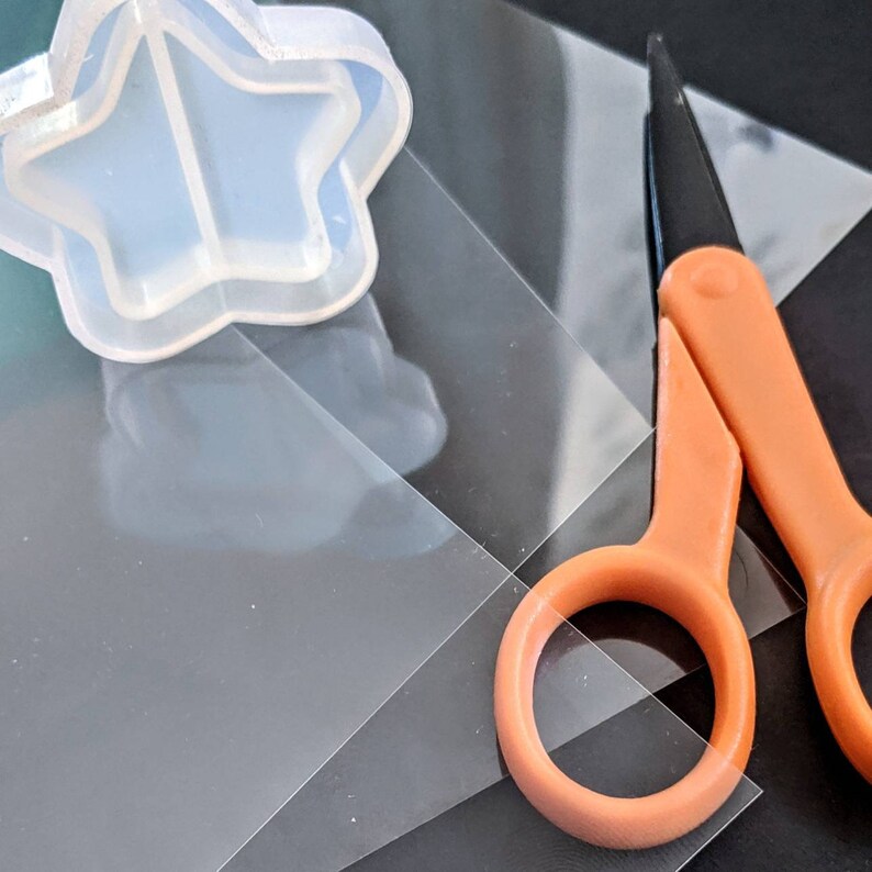 Clear Plastic Sheets Shaker film acetate transparent Etsy