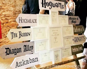 Story Book and Movie / Film Signpost Slats, Wedding Table Names, Garden, Nursery, Playroom