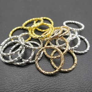 20Pcs big hole Dreadlock beads dread ring Jewelry Making Accessories 12mm hole