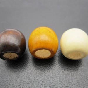 6PCS wood Dreadlock beads wooden dread Making Jewelry Accessories about 8mm hole