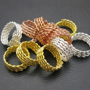 20Pcs big hole Dreadlock beads dread ring Jewelry Making Accessories 12mm hole