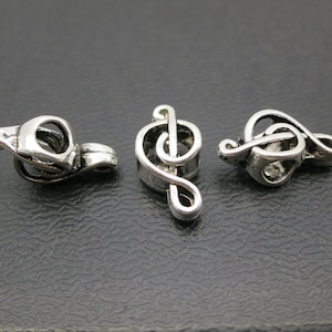 5PCS  Antique Silver Dreadlock beads dread Jewelry Making Accessories 4.5mm hole