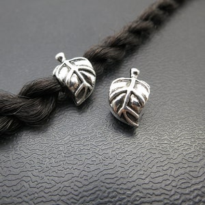5PCS Antique silver Dreadlock beads dread Hair Braid Jewelry Beard Beads Accessories 4.7mm hole