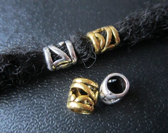 5PCS Ancient Egyptian The Eye of Horus Dreadlock beads dread Jewelry Making Accessories 4.5mm hole