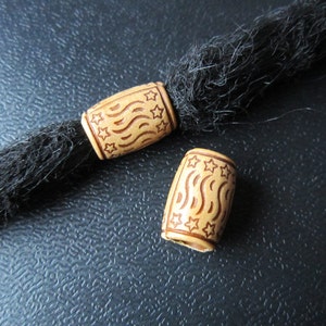 5PCS Acrylic Dreadlock beads dread Hair Braid Jewelry Accessories 7mm hole