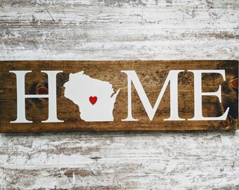 Wisconsin Wall Decor Etsy