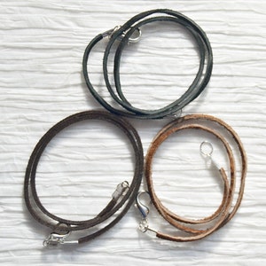 Czarny, brązowy, ciemnobrązowy sznurek do naszyjnika, sztuczny zamsz, sznurek choker, sznurek do zawieszek, materiały wegańskie, materiały do wyrobu biżuterii