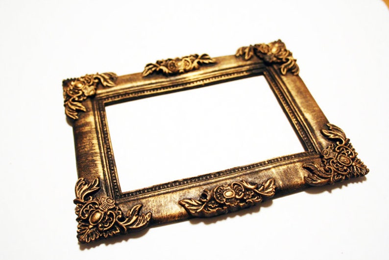 Gothic Photo Frame Black Classic Style Square Frames Size Etsy