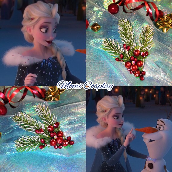 Olaf S Frozen Adventure Cosplay Hair Clip Elsa Etsy