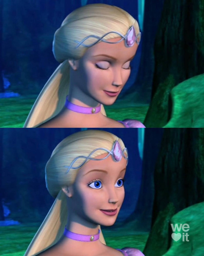 Crown & necklace Odette barbie swan lake 1/2 model | Etsy