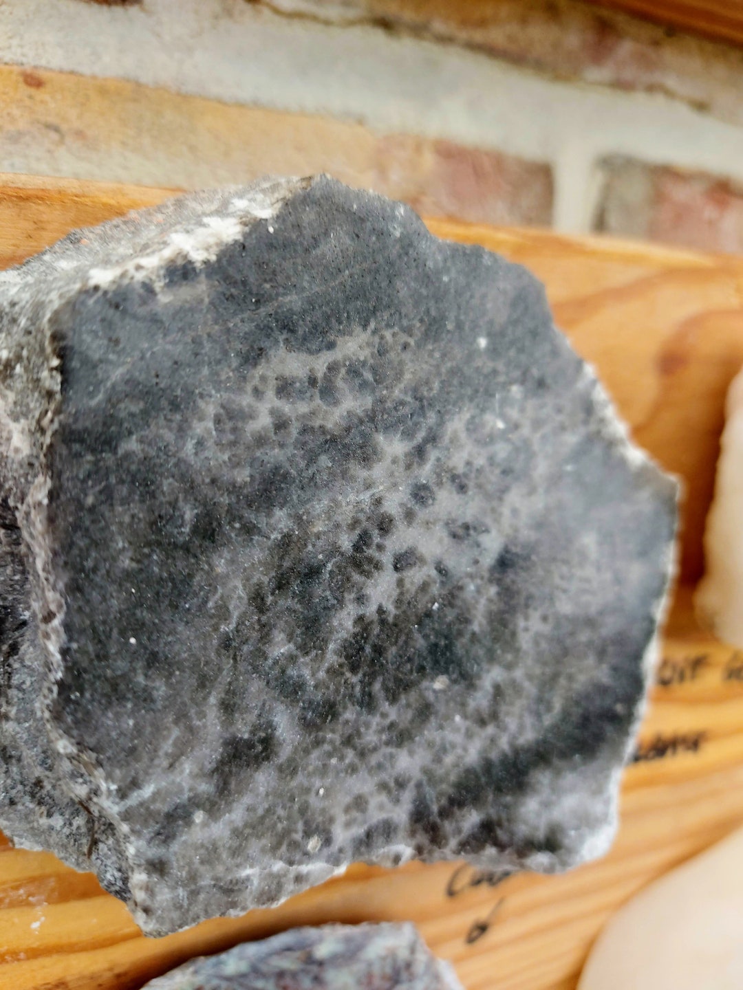 Black Alabaster Stone for Carving Piece of Stone for Etsy