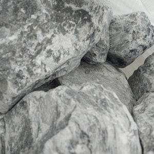 1 block of black/white soapstone, 8 to 10 kg steatite rock, soft stone for carving, make a sculpture yourself, premium quality