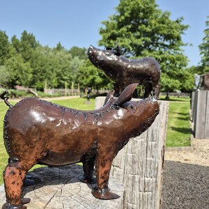 metal pig decor, pig sculpture, metal pig art, pig garden art, farmhouse pig, rustic pig art, garden animal, recycled metal, farmyard decor, handmade pig, outdoor pig art, pig lover gift, metal animal art