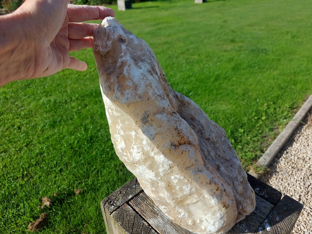 Alabaster Stone Piece of Stone for Sculpting White Etsy