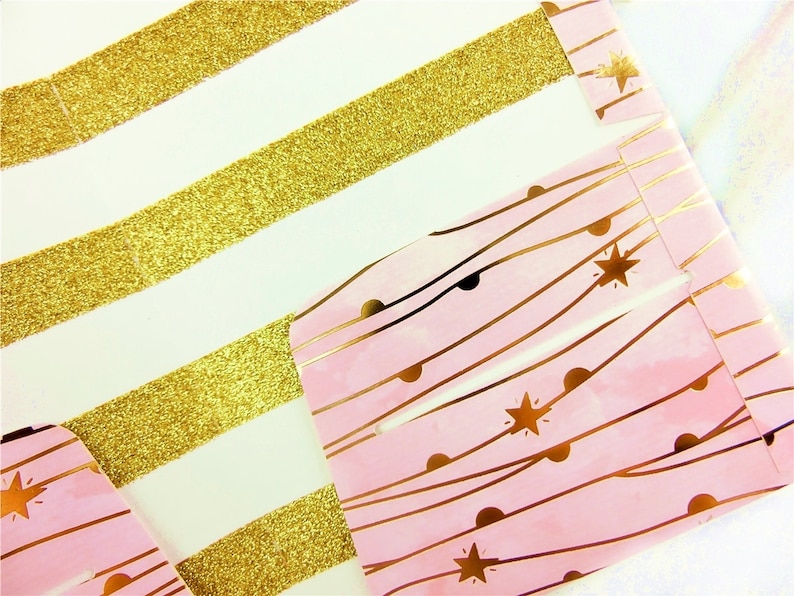 Choose from 3 designs Gold Foil /& Glitter Unicorn Fauxdori Passport and Micro TN Only for FieldNotes Pocket Midori 4 Pockets Folder