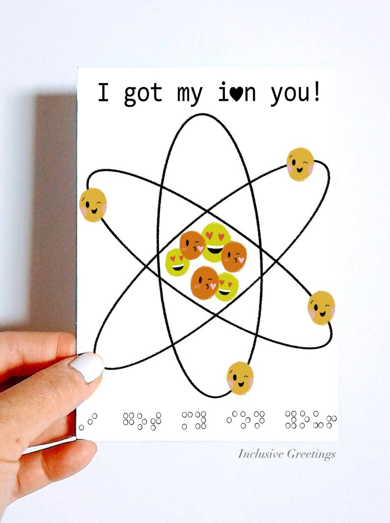 I got my ion you Inclusive braille card