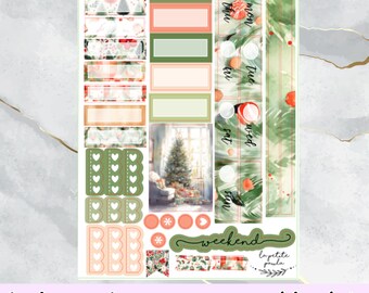 Kerstnacht - Planner Sticker kit Bundel en set voor HOBONICHI COUSIN A5, Jibun B6 en Wonderland B6, kies de planner, hobo cousi
