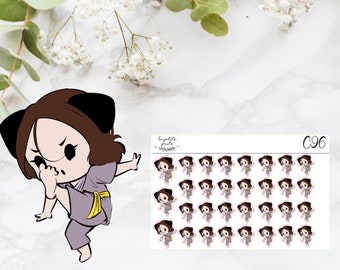 Karate Chibi Etsy