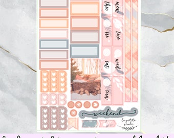 Winter's warmth kit - Planner Sticker kit Bundle and set for HOBONICHI COUSIN A5, Jibun B6 and Wonderland B6, choose planner, hobo cousin