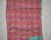 Kantha Silk Reversible Indian Scarf Running Stitch Hippy Hippie Bohemian Gypsy Headband Neck Wrap Boho Stole ART-SH04