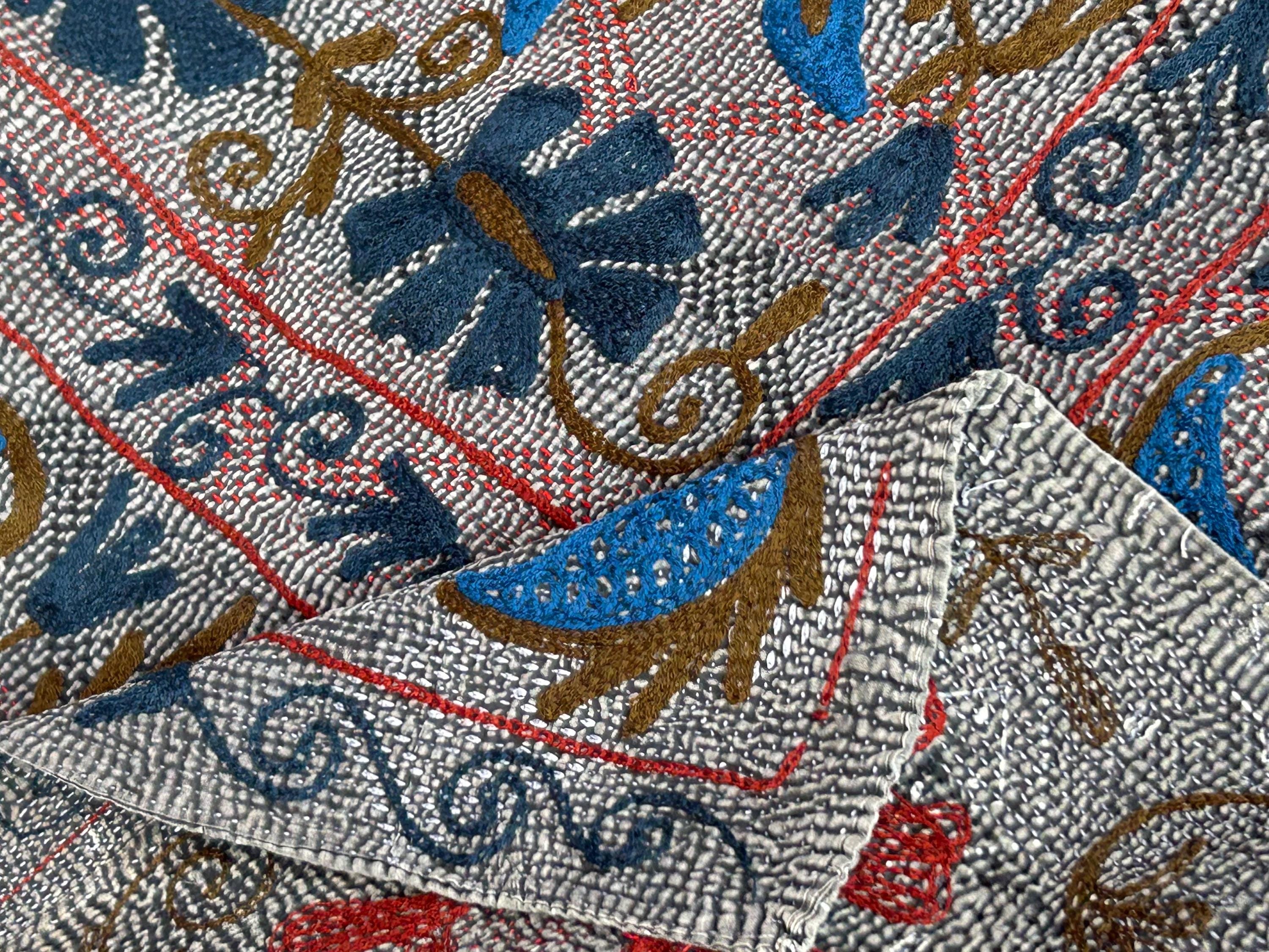 スザニ刺繍ヴィンテージカンタキルト by artisanofrajasthan R113