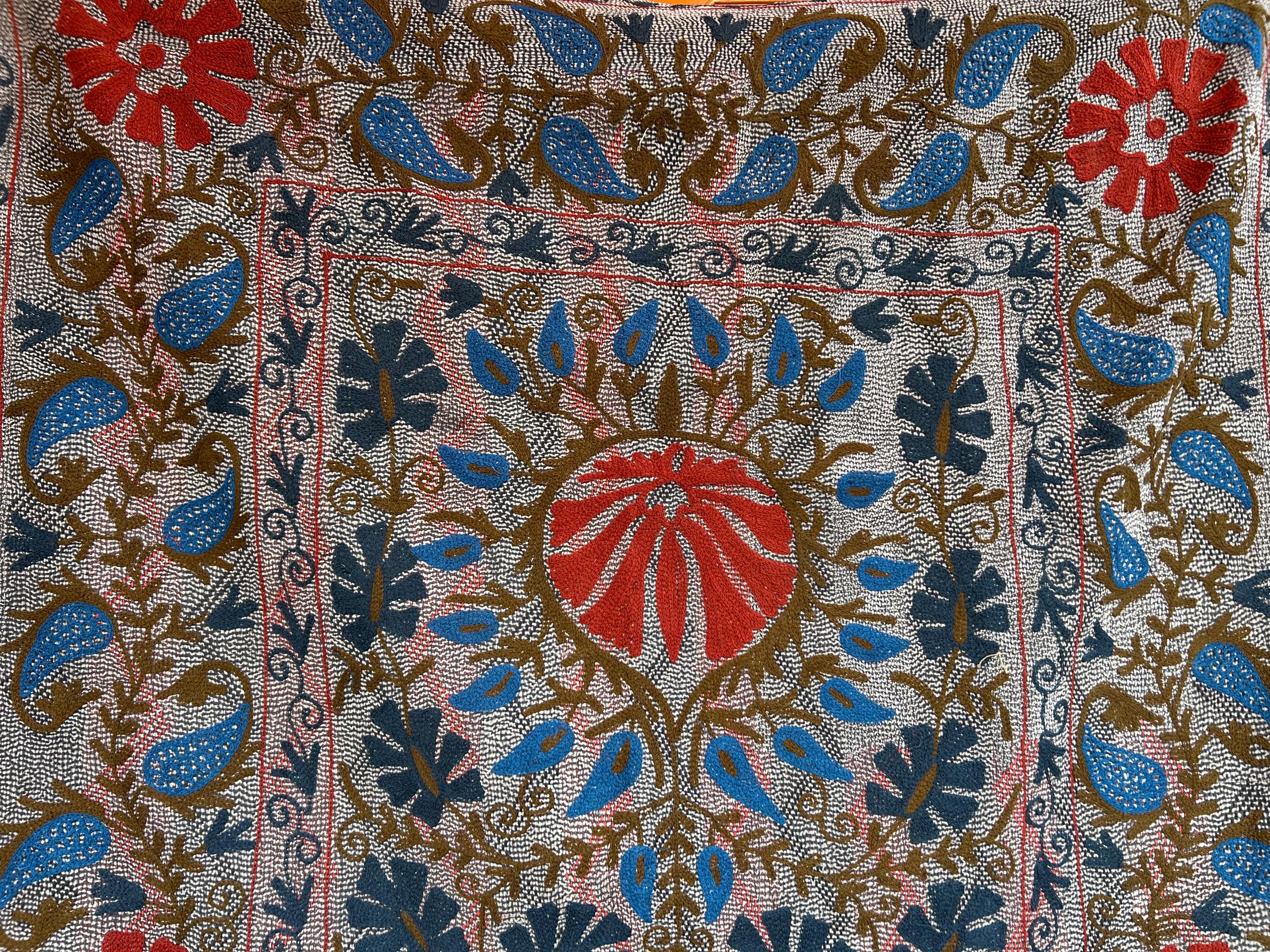 スザニ刺繍ヴィンテージカンタキルト by artisanofrajasthan R113