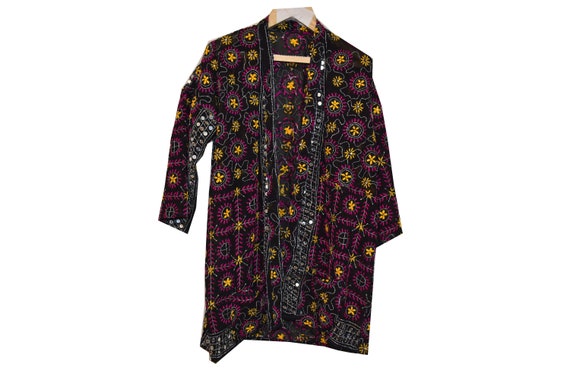 Phulkari Kimono, Floral Kimono, Festival Wear, Boh
