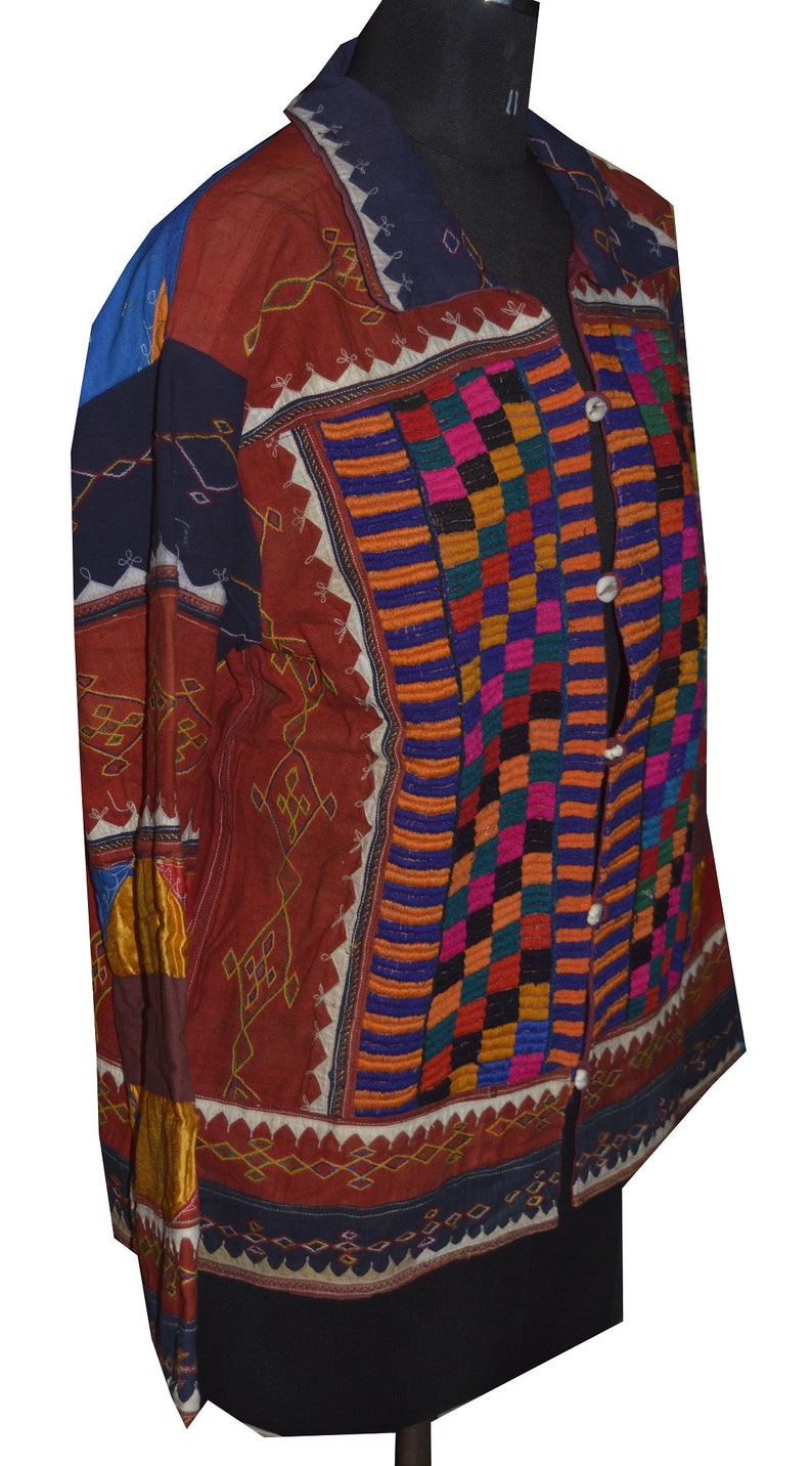 Indian Vintage Gypsy Banjara Choli Top With Mirroring And Embroidery Kuchi Work Traditional Rajasthan Women Clothing By artisanofrajasthan