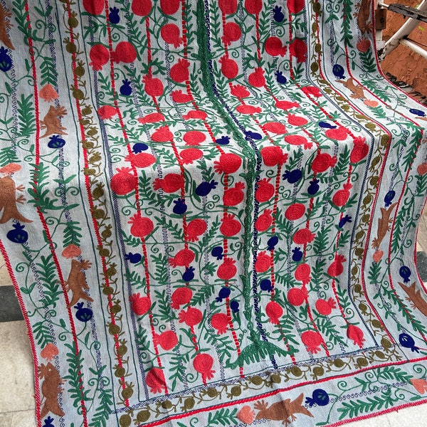 Suzani embroidery vintage Kantha Quilts BY artisanofrajasthan