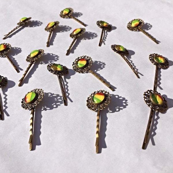 Rasta Bobby Pins