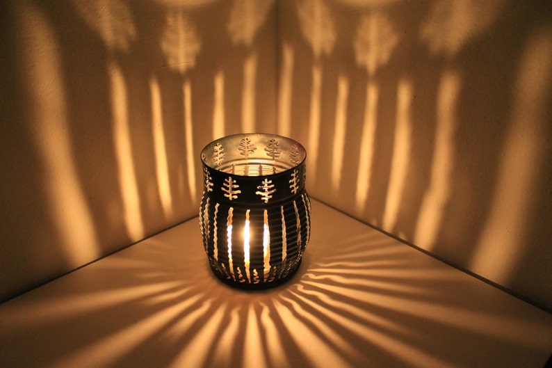 Tree Luminary, Candle Holder, Tea Light, Patio Light, Garden Light