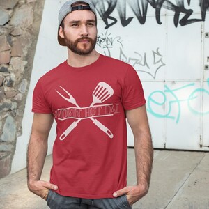 BBQ Smoker Dad Unisex Softstyle T-Shirt, Father's Day Gift, Grill Master Tee, Funny BBQ Shirt, Gift for Dad