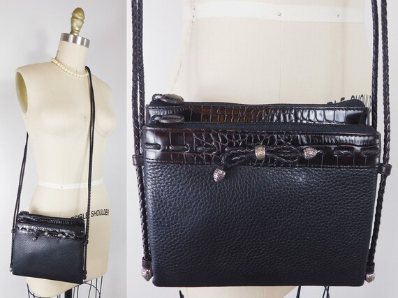 brighton black crossbody purse