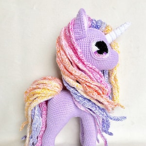 Comet the Unicorn Rainbow Unicorn Rainbow Pony image 1