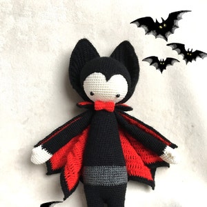 VAMPIRE BAT VLAD by Lalylala pattern/ Amigurumi doll/ Crochet Toy