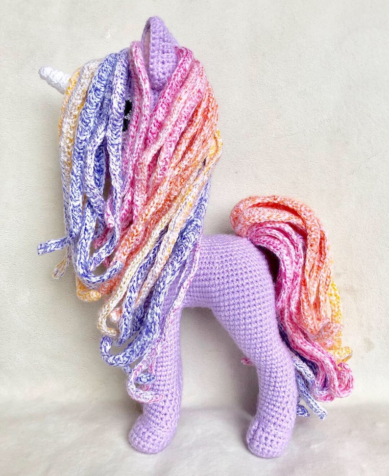 Comet the Unicorn Rainbow Unicorn Rainbow Pony image 2