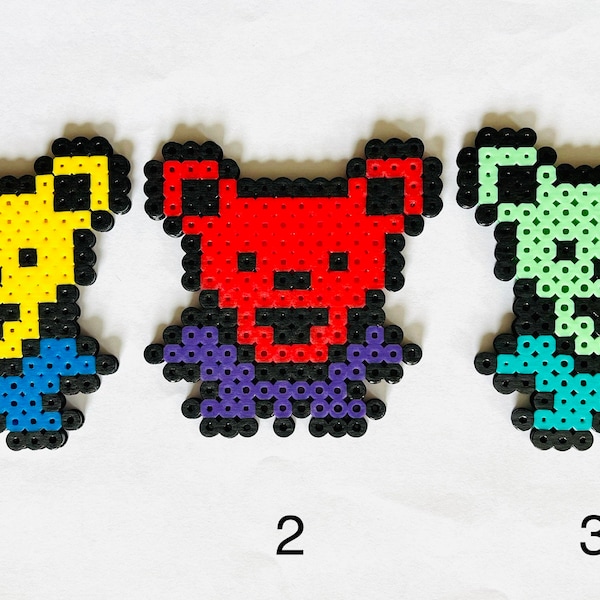 Bear Greatful Dead Perler Bears Art